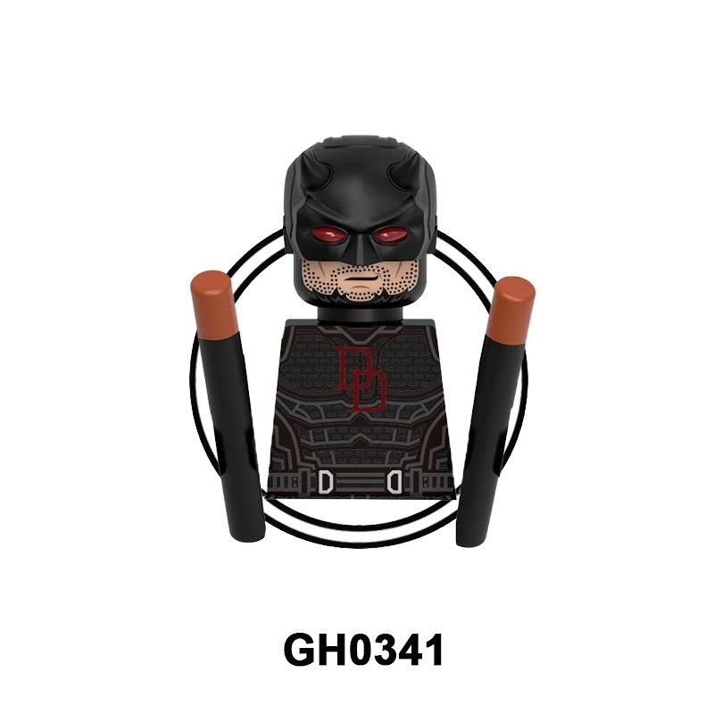 Blind Box Mini-Bausteine G0141 Figuren Großer Goblin Spiderman Iron Man Venom Captain Hawk Deadpool Rüstung Weihnachtsgeschenk Spielzeug