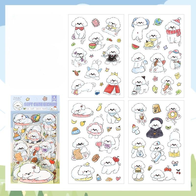 New Products Have Cute Dogs Cute Cartoon Creative Stickers Children's Hand Account Materials Diy Stickers
