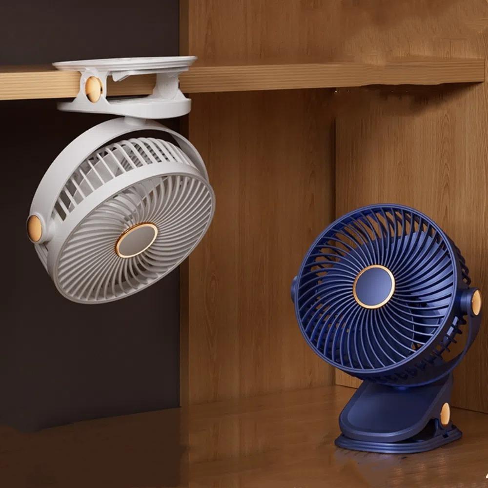 

Usb Charging Electric Fan Rapid Cooling Air Conditioner Mini Desktop Clamp Fan Bedroom