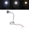 RV Reading Light LED Chrome Indoor Bedside Lamp Boat Yacht USB 3 Adjustable Light Color Touch Lamp D