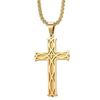 Trendy Men's Celtic Knot Cross Versatile Irish Pendant Necklace