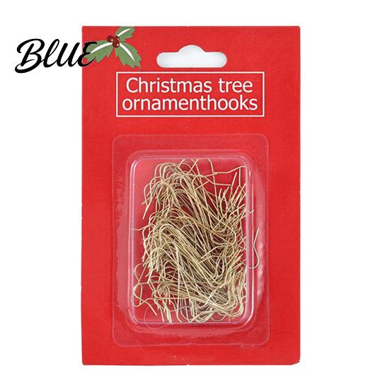 Christmas Tree Accessory Festive Hangers Hooks Metal Pcs Ornament Kit 100 S-Shaped Hangers Hooks
