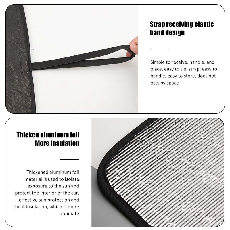 Car Windshield Sunshade Window Shade Foldable Sun Visor Cover Fit for Dodge Durango 2011 Up Car Interior Accessories