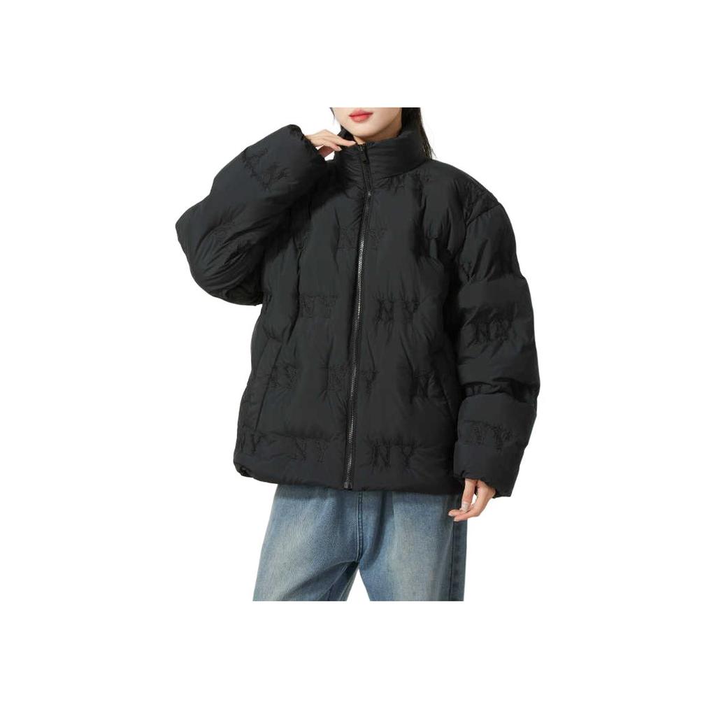 New MLB New York Yankees Megagram New York Yankees Down Jumper Jackets Coats Unisex Black 3ADJG1046-50BKS