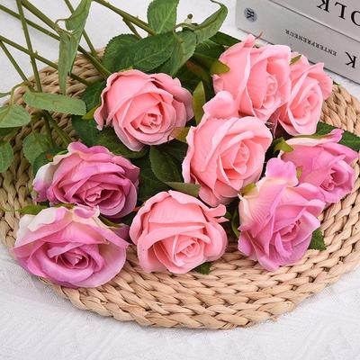 Handmade Single Artificial Rose for Wedding, Home, or Valentine's Day Decoration