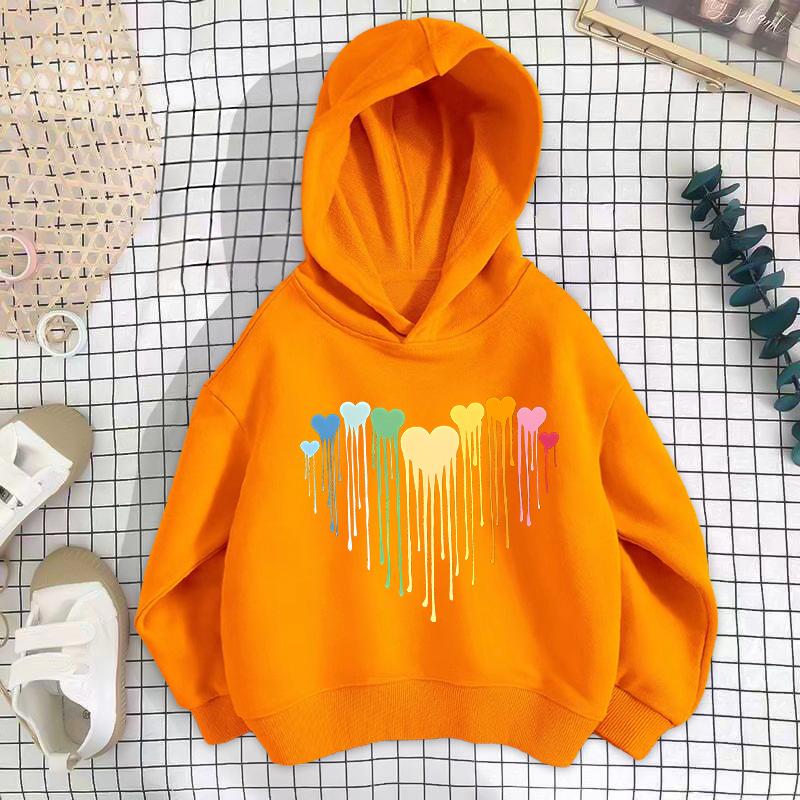 Trendy Dětská Mikina s Spuštěnými Rameny - Unisex Jarní/Podzimní Volný Střih Top 2025