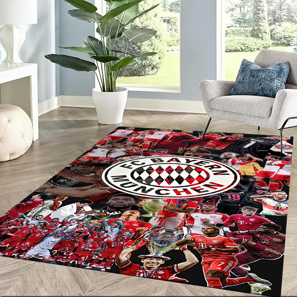 Bayern Munich Area Rug Design for Outdoor Study room Dormitory Entryway Anti-slip Rug Decorate Offices Wedding Party Gift