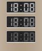 Dual Alarm Clocks with Large LED Screen - Modern Korean Design 6628