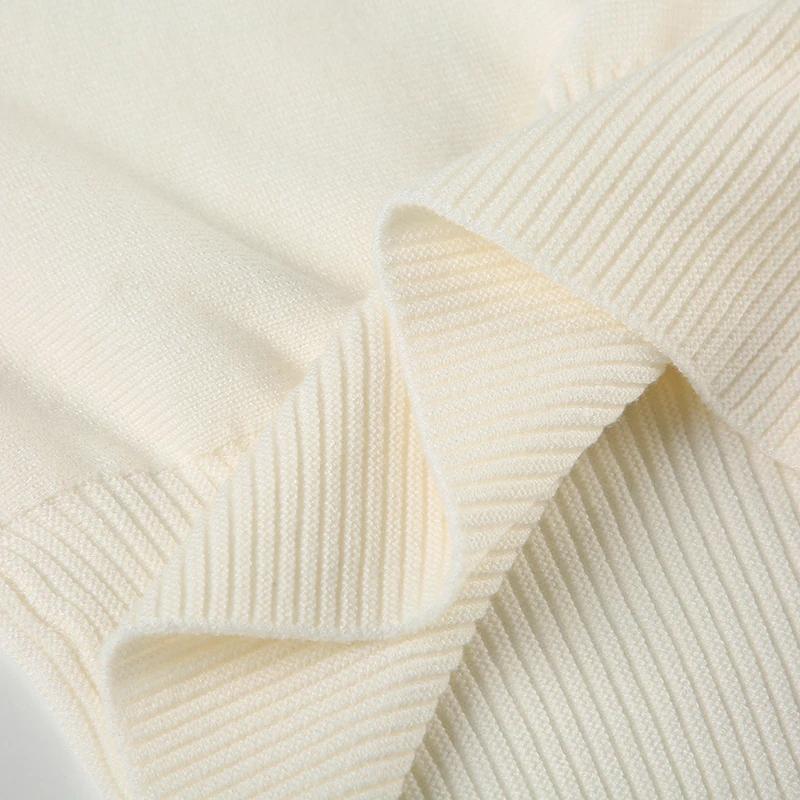 Francouzský Elegantní Jednobarevný Svetr Bez Ramínek Volný Šikmý Výstřih Dlouhý Rukáv Pletené Pulovry Dámské Podzim Zima Móda Ležérní Dámský