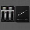 10pcs Mini Hand Screwdriver Kit 0.5-3mm for Eyeglass and Watch Maintenance