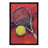 Plakat Tenisowa Pasja Plakat Tenisowa Pasja, 40X50 Cm, Rama Aluminiowa Czarna, Papier Matowy 230 Gsm