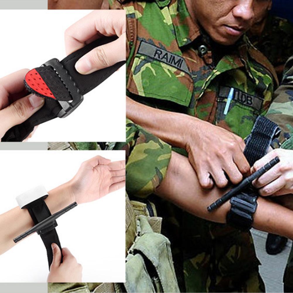 Tourniquet Notfall-Überlebensgürtel Outdoor Exploration Training Stoppt Blutungen Gürtel