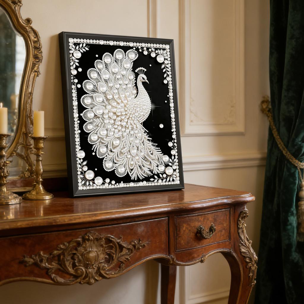 DIY Pearl Dot Painting 30x40cm Pearl Painting Art Kits No Frame for Adults Beginners Home Wall Decor
