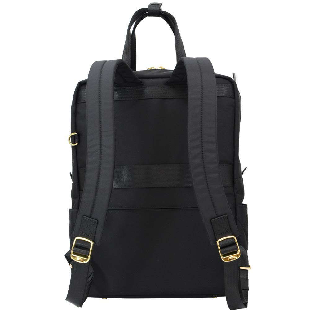 1301BKGD Rucksack Gold [Manhattan Passage] (Black
