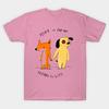 Camiseta Feminina Foxy E Pup Pup Friends For Life Harajuku Estampa Kawaii Camiseta Verão Manga Curta Camiseta Feminina Top Tee