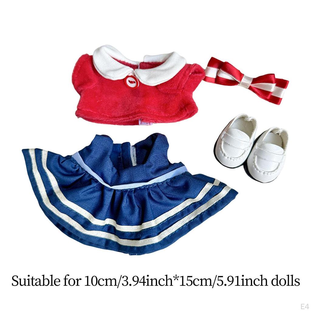 Plush Doll Clothes ,Stuffed Animals Clothes, Accessories for 10-15cm Photo Props