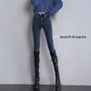 Plus Size High Waist Elastic Skinny Jeans for Women - Spring & Autumn 2022 Collection