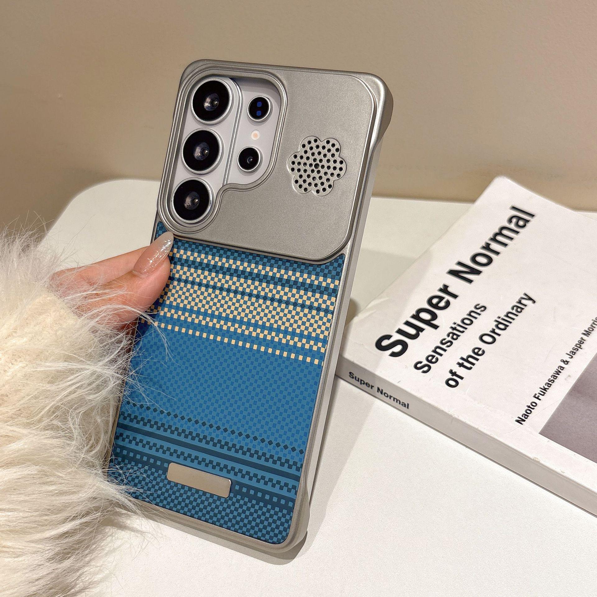 Samsung S26 Ultra MagSafe Case - Woven Texture, Drop-Proof, Contrasting Colors Samsung S22 Ultra