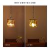 VENTOTA Glass Pendant Hanging with Remote Color Temperature LED Bulb Indirect E17 Stylish Antique Ceiling Adjustable Cord Living Dining Haloi CR