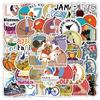 50pcs Sports Stickers Removable Scooter Guitar Mobile Phone Decoration Stickers