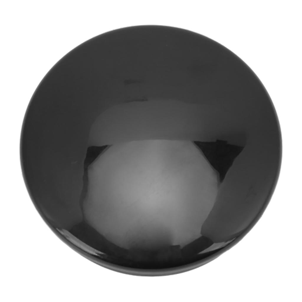 2.75 Inch Black PC Steering Wheel Center Cap High Strength Boat Accessories for Yacht Marine