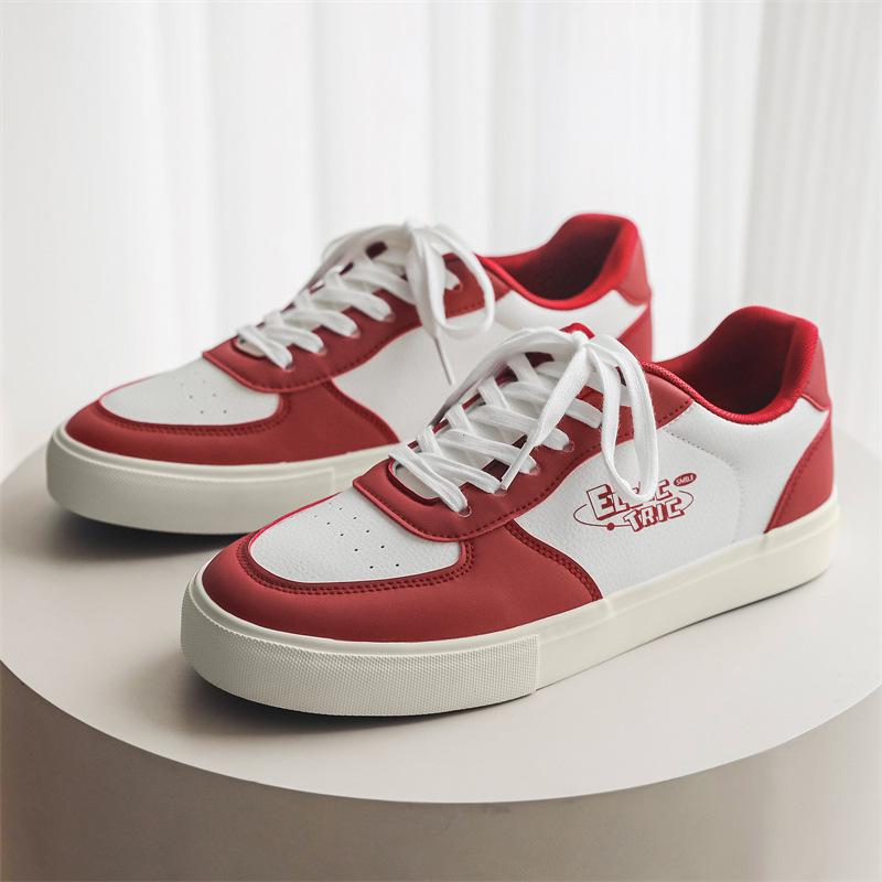 

Spring new men s casual little white shoes board shoes low-top wear-resistant and breathable fashion thick-soled ins trendy men s shoes 1552 44