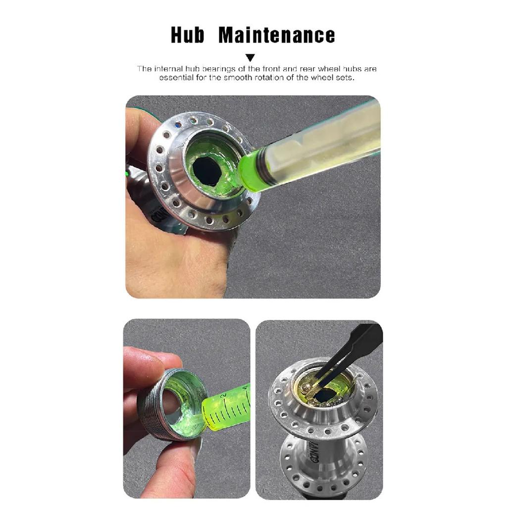 67g Premium Quality Grease | Bicycle Maintenance Essentials | Motor Bearing Lubricating Grease for Mid-axis, Pedal, Bowl Group