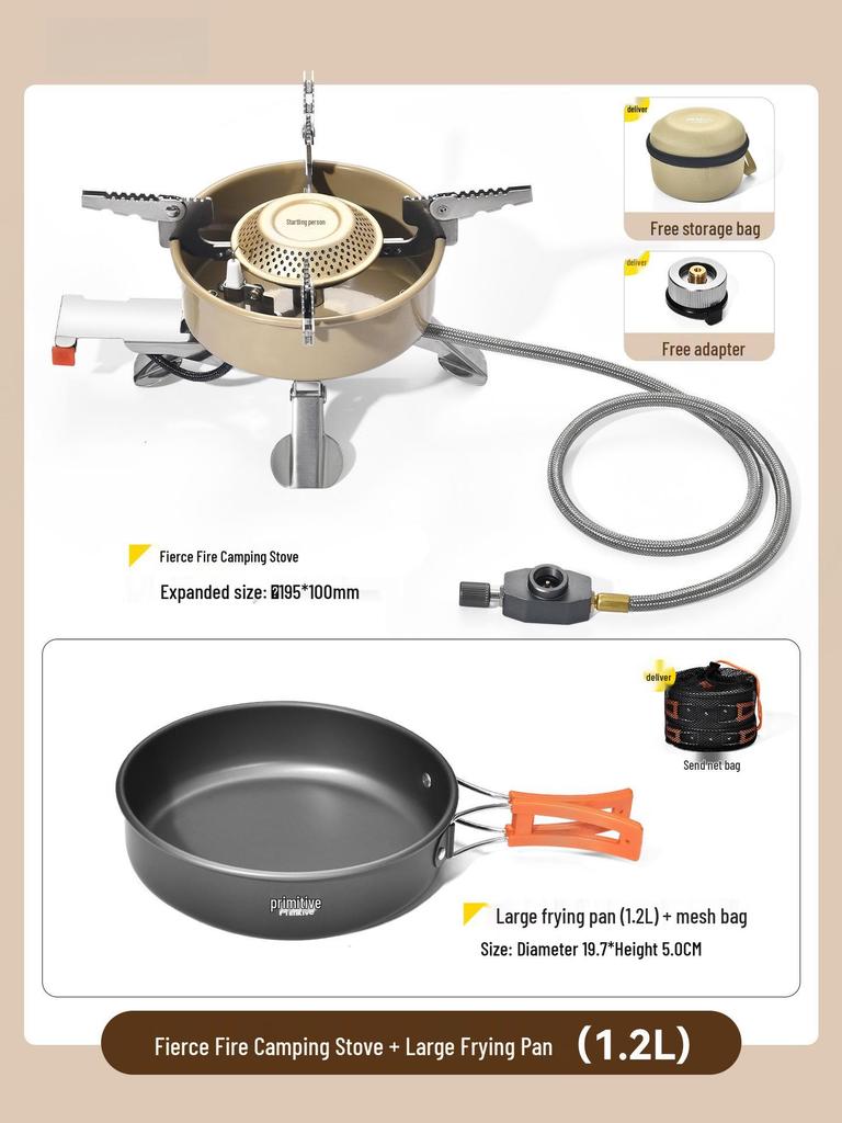 Portable Folding Gas Stove for Outdoor Camping, Tea Making & Boiling Water. Perfect for Camp Cookware.