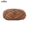 Home DIY crochet thread of Cotton Wool Hand Woven Basket Thick Knitted Blanket