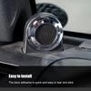 A-Pillar Speaker Cover Bezel Trim Interior Accessories for 2007-2014 Jeep Wrangler JK JKU (Chrome)