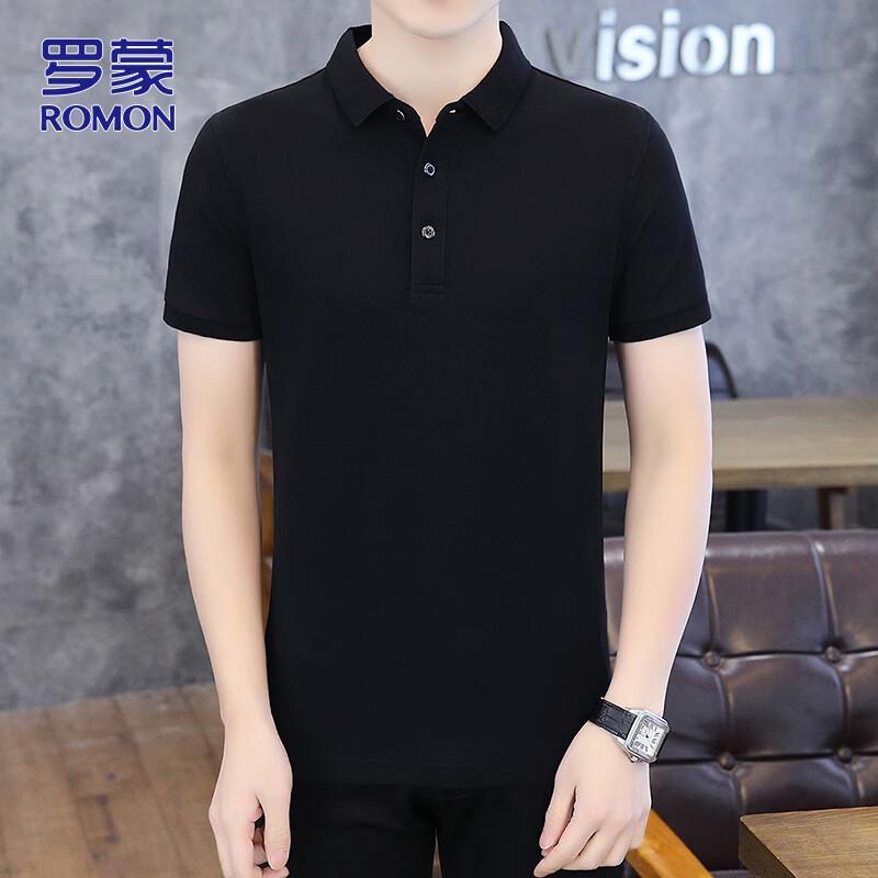 ROMON Men's Short-Sleeve Polo T-Shirt