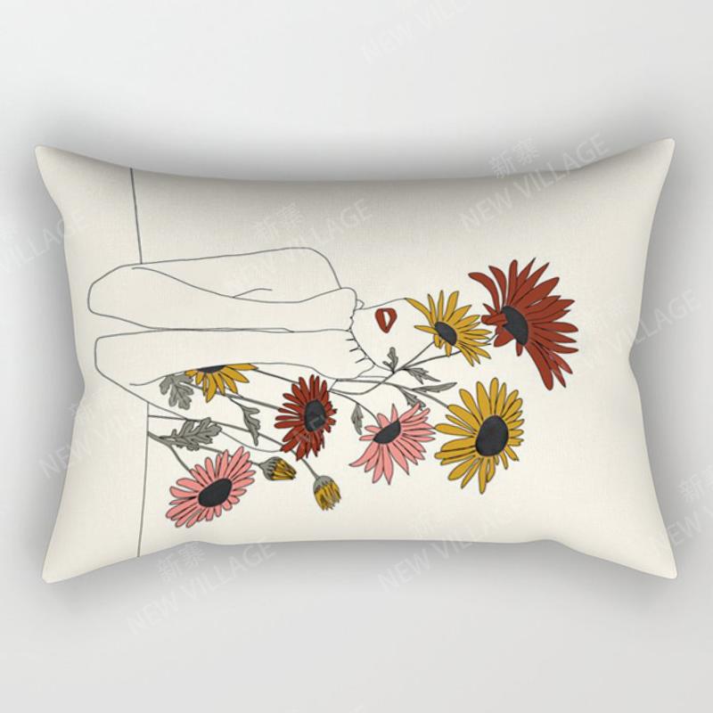 Nordic fall home decor 30*50 throw pillow cover sofa modern abstract geometric boho living room Cushion cover 50x70 30x50 40x60