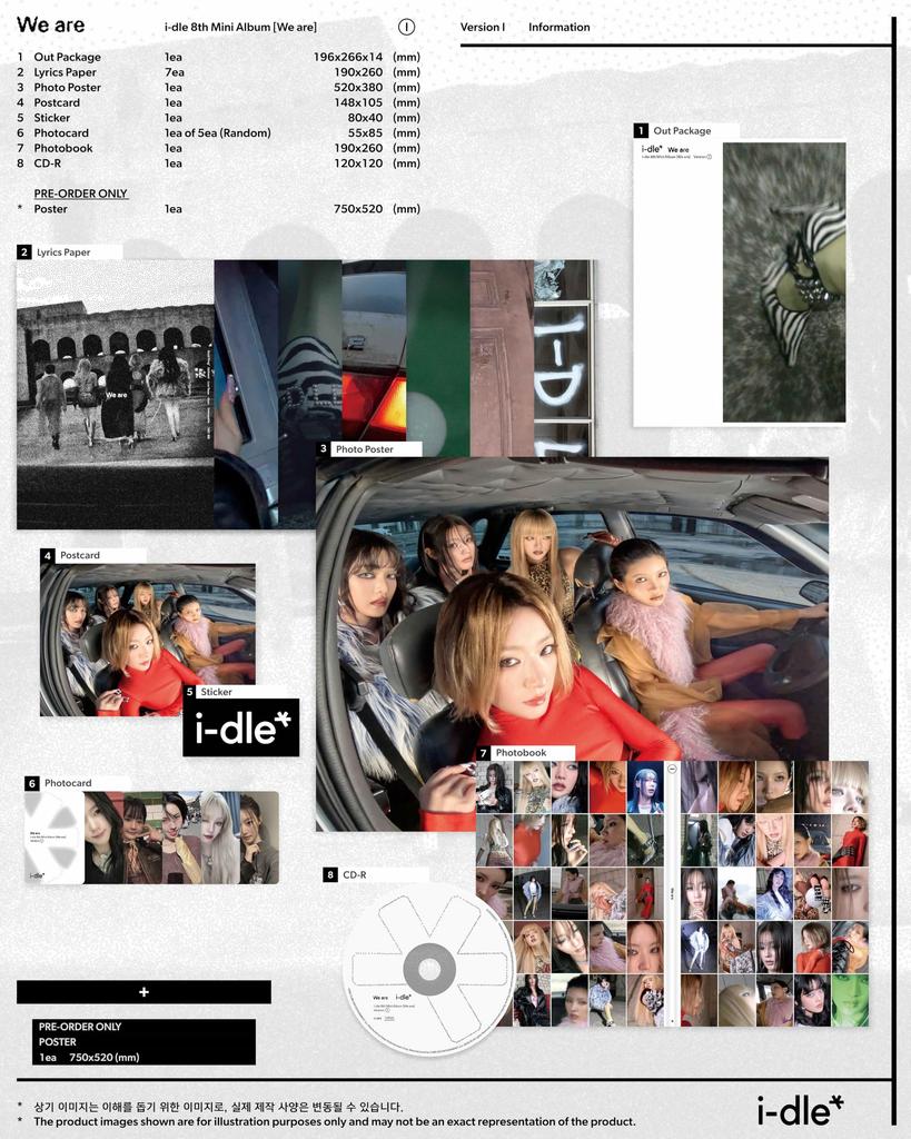 We Are – (G)I-DLE (8th Mini Album / Random Ver.)