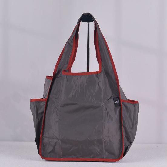Handbag Foldable Large Capacity Tote Bag Washable Reusable Shopping Bag Casual Style Shoulder Bag for Household