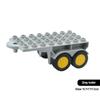 Trailer Car Motorcycle Boat Big Building Blocks Collocation Vehicle Accessory Kid DIY Toys Compatible With Duploed Set Gift