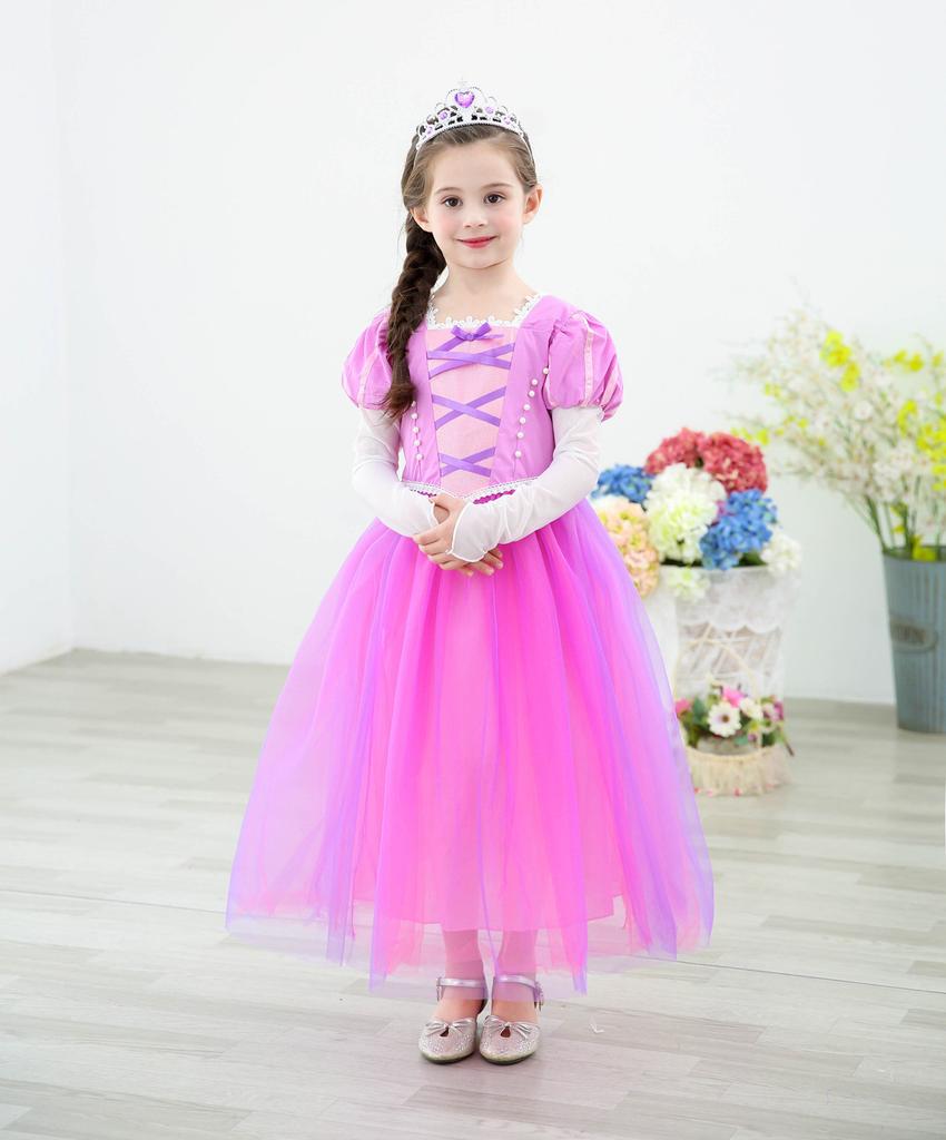 Sophia Princess Dress 2019 New Autumn and Winter Girls Dress Halloween Fairy Tale Princess Rapunzel Dress