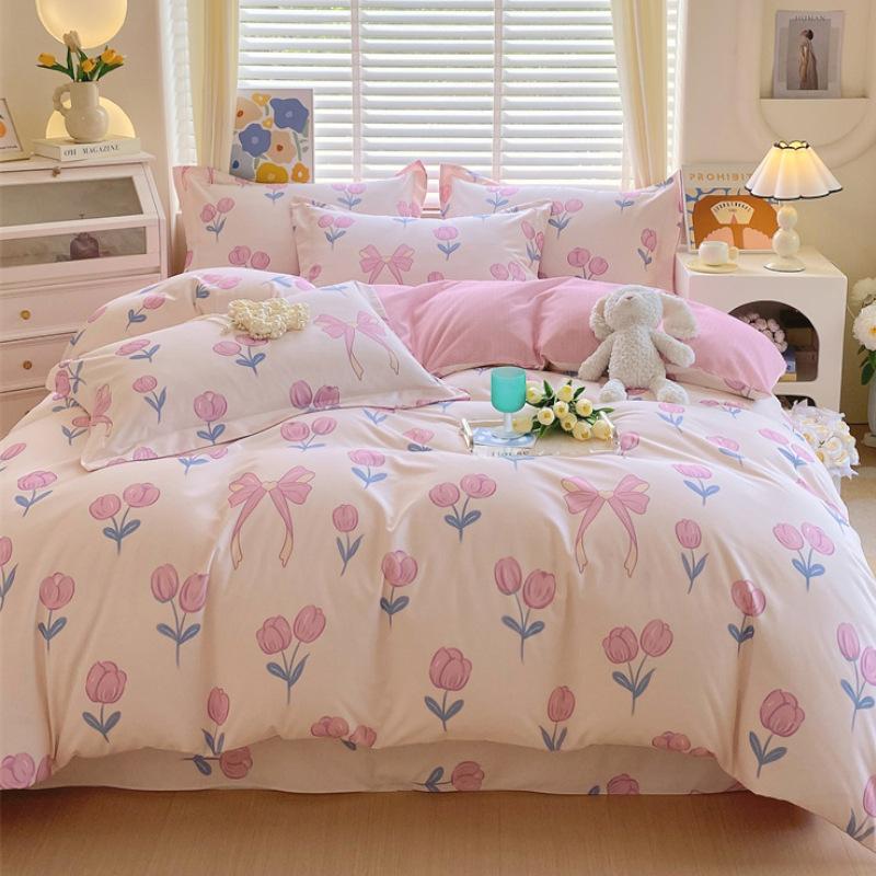 Home Textile Bedding Cotton Pure Cotton4-Pcsquilt Set 3-Pcs Set Winter Class A Maternal And Infant Grade Advanced Sense