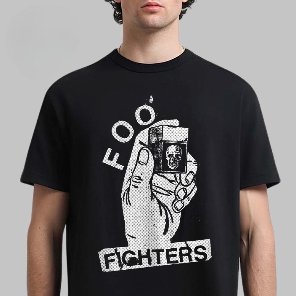 Rock Band Foo Fighters Album Il Tuo Giocattolo Preferito Maglietta Unisex in Cotone Estate Nuova Moda Unisex Manica Corta Maglietta Grafica
