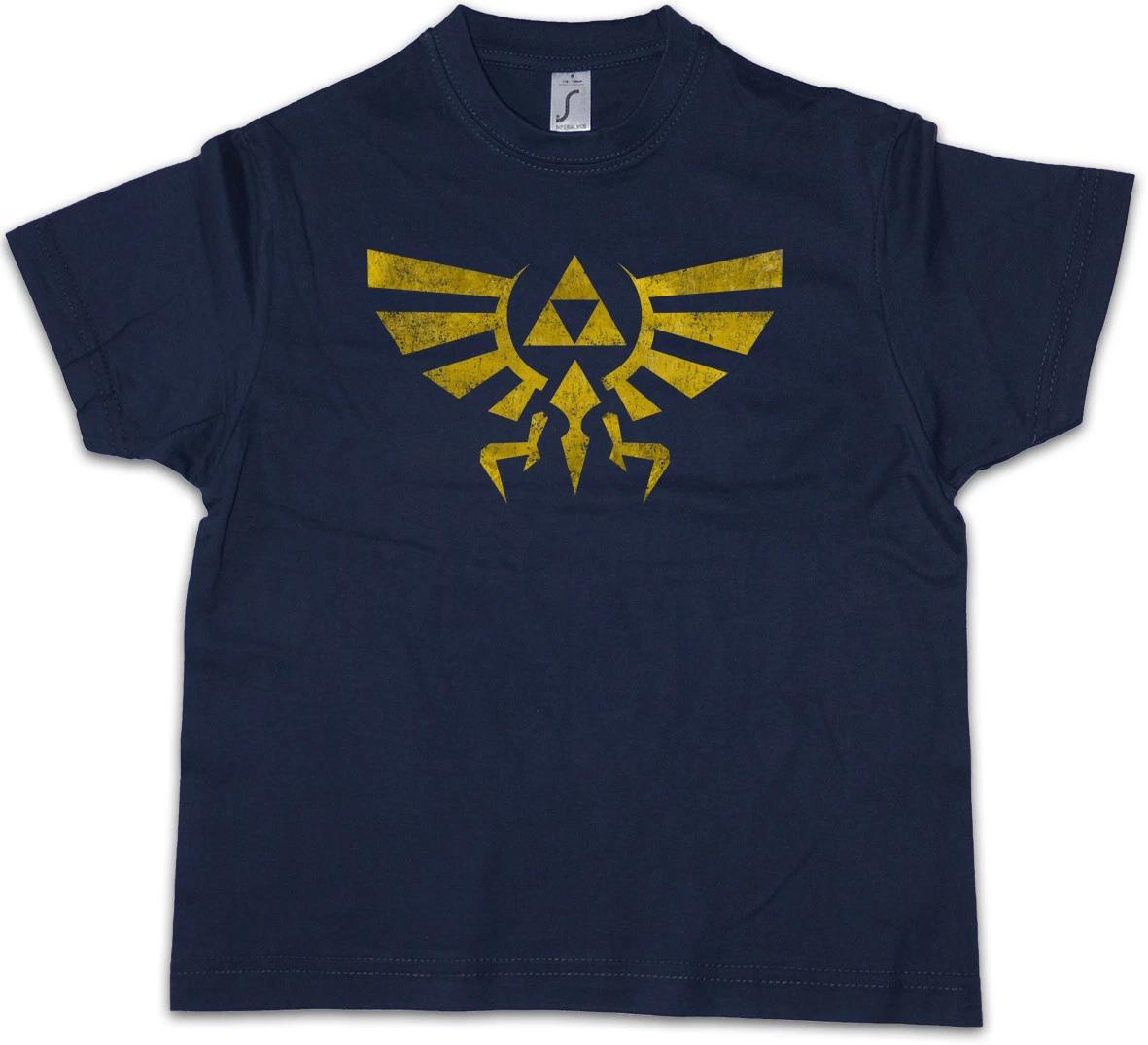 TRIFORCE VINTAGE LOGO Kids Boys kids boys T-Shirt Legend Link Symbol Game Zelda Triforce 150