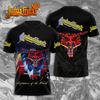 Heavy Metal Rock Band T-Shirt Judas Priest 3D Druck T-Shirt Herren Damen Mode T-Shirts Kurzarm Oberteile T-Shirts Herrenkleidung 2026