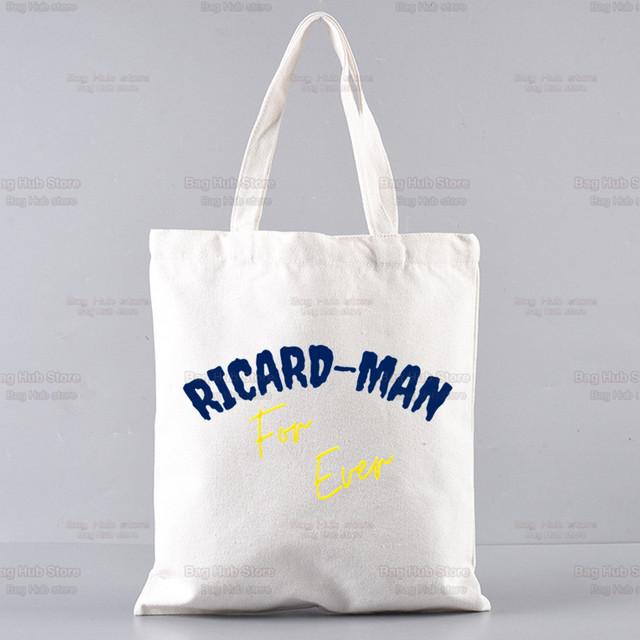 

Холщовая сумка Ricard с мультяшным принтом, женская Забавная сумка на плечо в стиле Харадзюку, эко-экологическая сумка большой емкости RICARD, сумка-шоппер 29*32cm