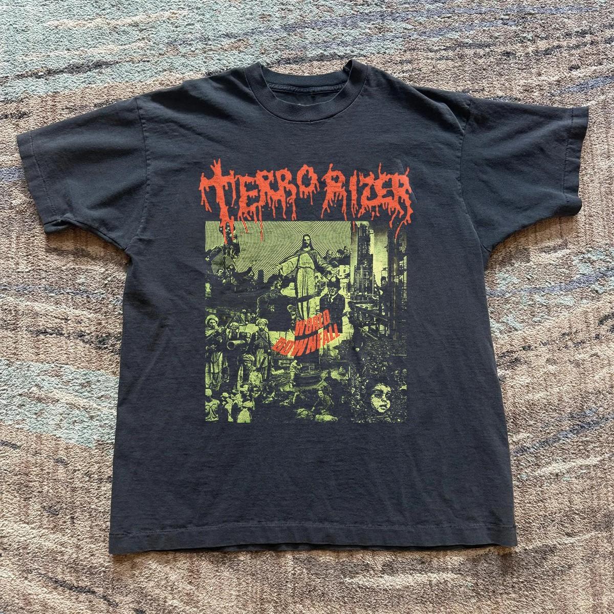 Terrorizer World Downfall Unisex Black T-shirt Size S-5XL XXXL