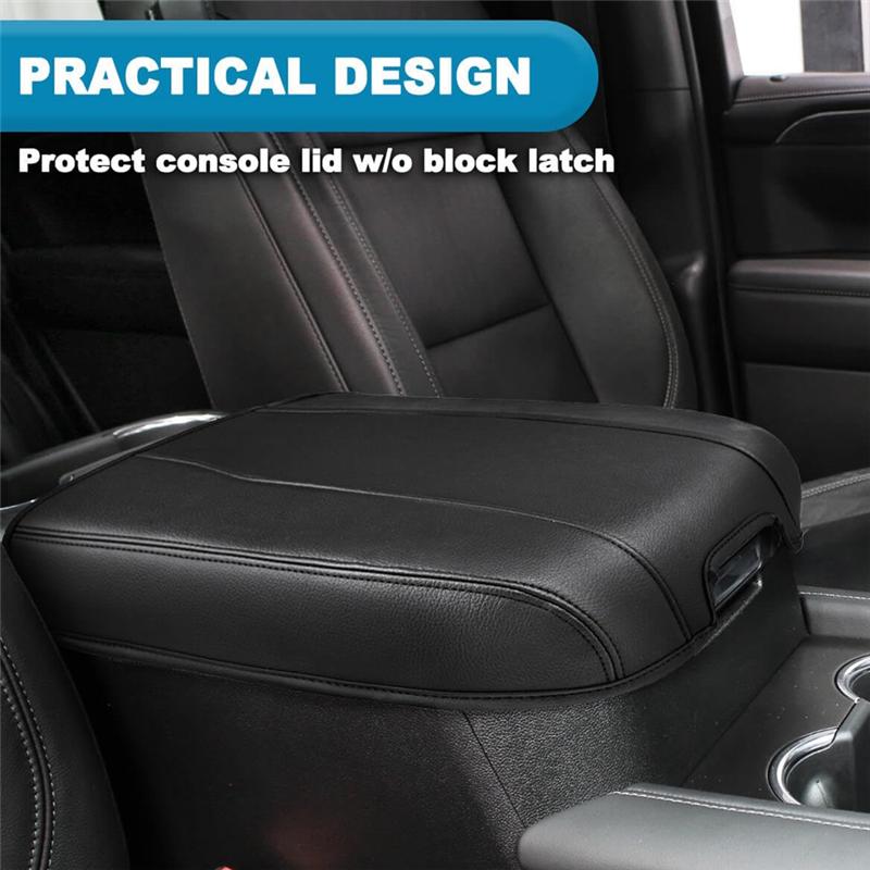 Center Console Armrest Cover For Chevy Silverado GMC Sierra Yukon Tahoe Suburban 2019-2025/2021-2025 Armrest Lids