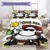 Custom Name sheepworld Pattern Bedding uilt Set uilt Cover Pillowcase Home Decoration Birthday Gift (1*duvet cover+2*pillowcase without core)