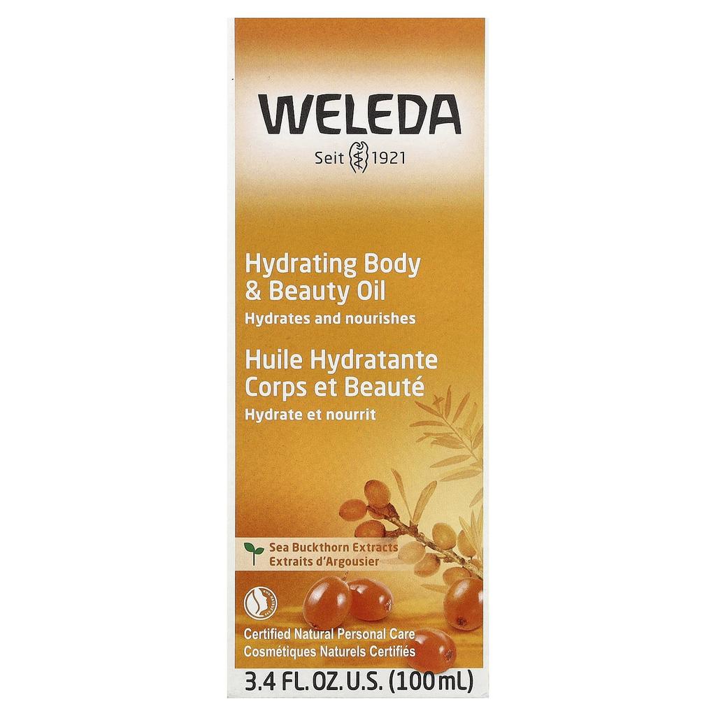 Hydrating Body & Beauty Oil, Sea Buckthorn Extract, 100Ml(3.4Fl Oz)