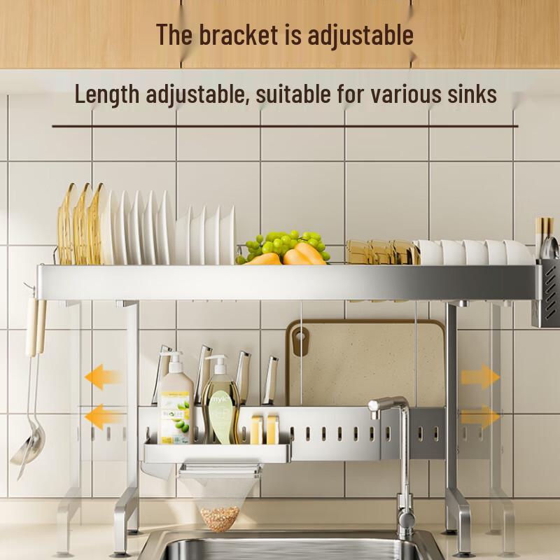 Beifu Stainless Steel Over-Sink Dish Drying Rack