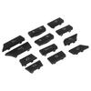 12 Piece Set A/C Heating Switch Button ABS And PC Blend