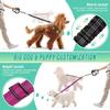 1.6ft Long Dual Dog Leash Attachment - Double Leashes for Training Small To Large Dogs - Adjustable Strap Shock Absorbing Bungee