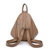 Women's Multifunctional Shoulder Bag Commuter Business Backpack Solid Color Crossbody Bag