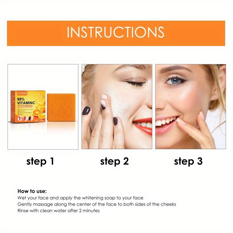 VC Skincare Soap for Body Moisturizing Cleaning Joints Elbows Skin Melanin Brightening and Whitening Soap